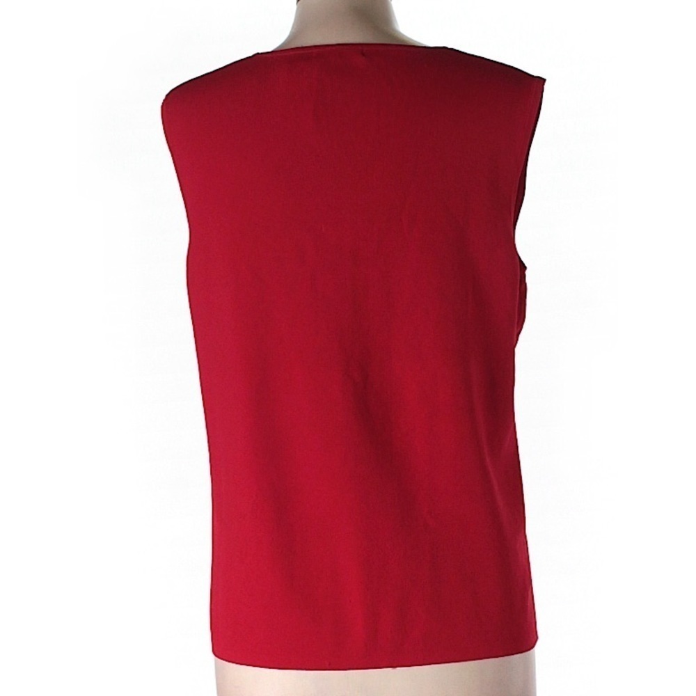 Red Knit Tank - Picture 2 of 2